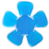 Blue PVC Gel Ice Pack - Adjustable Cooling Pad for Helmets & Hats | Reusable Cold Compress Travel Portable Outdoor Accessory mėlyna