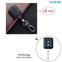 Leather Car Key Cover Bag For Nissan Qashqai Navara Micra 2010 2011 2012 2013 2014 Remote Fobs Shell Protector Cases Accessories