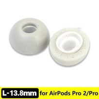 Aukščiausios kokybės atminties putų ausų antgaliai AirPods Pro 2/Pro 1 ausinėms, minkšti ausų antgaliai, ausų kempinėlės, telpa į įkrovimo dėklą 1 Pair