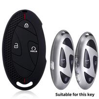 Silikoninis automobilio rakto dėklas Hyundai Kona Ioniq Santa Fe Mx5 Tucson Stubhub Gumos nuotolinio valdymo pultelio apsauginis dėklas Raktų pakabukas