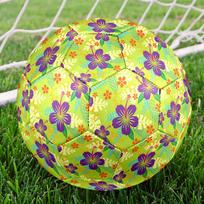 1PC Tropical Floral Paradise Soccer Ball Size 5 Football Machine Sewn Indoor/Outdoor Universal Football Gift W123 Size 5