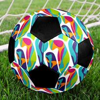 1 vnt. Abstraktaus spalvingumo lauko sporto futbolas, 5 dydis, patogus ir patvarus pojūtis,Dovana yy26060428 Size 5
