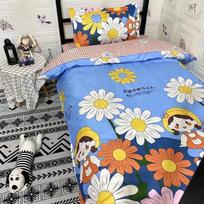Minkštas antklodės užvalkalų rinkinys Patalynė pagalvės užvalkalas Love Hear Pattern patalynės komplektas 3 Pcs Single-1.2m
