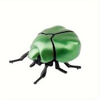 Cute chain dragonfly toy, seven star ladybug/bee/gem beetle, suitable for outdoor decoration, simulated insect model žalia