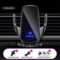 Smart Sensor Car Phone Wireless Charger 15W Fast Charging Auto-Clamping Car Phone Holder For Iphone And All Qi Enable Android