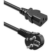 Qoltec Power cable SCHUKO CEE angled plug IEC C13 5m 54624