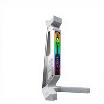LDON-ZH01 Aluminium Alloy RGB Gaming Headset Stand USB 3.0 Type-C Hub LED Headphone Holder Desk Organizer Custom Logo Service įvairiaspalvis