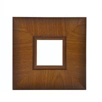 Karštai parduodami mediniai nuotraukų rėmeliai 31H*51.5Wmm Skaitmeninė spauda Plexiglass galinė plokštė Originalus paprastas klasikinis dizainas sienai (Brown,picture size: 15*15cm) ruda
