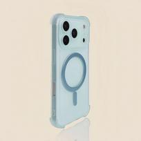 Saldainio spalvos dėklas Magsafe telefonui Samsung Galaxy A12 A13 A53 A33 A23 A32 A52 A51 A50 A30S A51 M12, su magnetiniu buferiu Galaxy A33 5G mėlyna