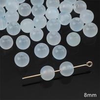 20 vnt Mėlynos spalvos krištolinio stiklo laisvi karoliukai, skirti apyrankių karoliui „pasidaryk pats“ papuošalų gaminimo karoliukams 8mm 20pcs/bag