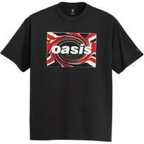 Levis X Oasis Collaboration FW24 Square Pattern Letter Print Loose Fit Crew Neck Short Sleeve T-Shirt Men T-Shirts Black 000H00007 S