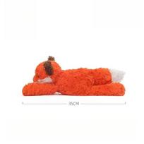 35cm Jim Fox pliušinis žaislas - Itin minkštas kolekcinis minkštas žaislas lapė, dovanų lapė, drovi lapė, vaikas kolekcionierius, gimtadienio, linksmos vakarėlių dovanos raudona