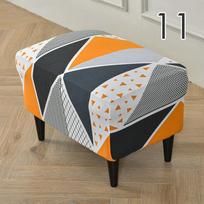 Ottoman Stool Covers Spandex Rectangle Stretch Stool Cover All-inclusive Footstool Sofa Footrest Slipcover Furniture Protector