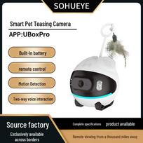 Smart Pet Teasing Camera: WiFi Remote-Control Toy for Cats and Dogs with 4G and Recording Capabilities WiFi Version