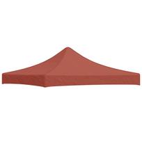 vidaXL Party Tent Roof 3x3 m Terracotta Red 270 g m²