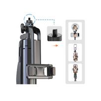 Multifunctional A55P Aluminum Alloy Selfie Stick with Fold Feature 360 Rotation & Wireless Remote for Travel & Video Shooting A55P juoda