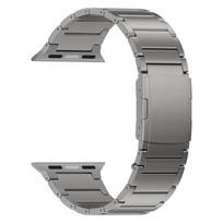 Keepwin Durable Waterproof Titanium Metal IWatch Ultra 2 Watch Bands Strap for Smart Apple IWatch 10 9 8 7 6 5 4 3 2 1 42/44/45mm sidabras