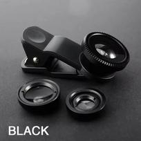 3 in 1 Fisheye Phone Lens Wide Angle Zoom Lens Fish Eye Macro Lenses Camera Kits With Clip Lens On The Phone For All Smart Phone juoda
