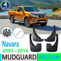 skirtas Nissan Navara Frontier Brute D40 2005–2016 m. 4 vnt. automobilio sparnas purvasaugis purvasaugis, purvasaugis, purvasaugis automobiliui