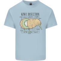 Funny Kiwi Fruit Bird Disection Unisexs Light Cotton TShirt S