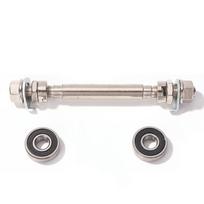 140mm/180mm Bicycle Front Rear Wheel Hub with 2 Bearings MTB Bicycle Spindle Shift Shaft Lever Cycling Replacement Parts 1/2set