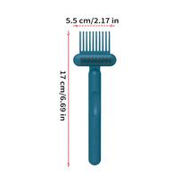 2-in-1 Hair Brush Cleaner Multifunctional Comb Dust & R esidue Remover Efficient Hairbrush Stain Cleaning Tool Care Accessory