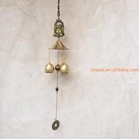 Factory Price Bronze Wind Chimes for Yard Garden Indoor Outdoor Pendant Decoration Door Wall Hang Bell