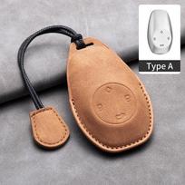 Leather Car Key Case Cover For Leapmotor T03 S01 C11 For  Leapmotor C01 T03 S01 C11 Leap Motor Holder Key Fob Keychain