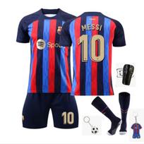 Vaikų sporto įranga Barselona Messi futbolo marškinėlių komplektas, poliesteris, daugiaspalvis 100-110 CM