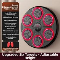 Bluetooth Connection Smart Music Boxing Machine Boxing Electronic Target  Parent-child Interaction Style B Kid Gloves