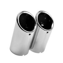 2 vnt./rinkinys Išmetimo duslintuvo antgaliai BMW E46 E38 E90 E60 E36 F30 F30 X3 E83, VW Jetta MK6 Golf Variant Golf Golf 7/Skoda 1.4T sidabras