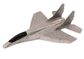 Žaislinis lėktuvas Styrofoam Fighter, pilka sp.