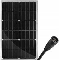 Saulės panelė 50W 5,5V monokristalinė su laikikliu