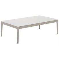 AMATIO metalinis lauko stalas su keramikiniu stalviršiumi, 35 x 118 x 68 cm