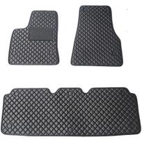 Eko odos kilimėliai QuiltyMats TESLA MODEL S 2012-2026m. (Juoda / juodos siūlės)