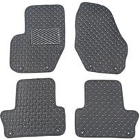 Eko odos kilimėliai QuiltyMats VOLVO XC60 2008-2017m. (Juoda / pilkos siūlės)