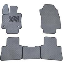 Eko odos kilimėliai QuiltyMats TOYOTA RAV-4 2018-2025m. (Hibridas) (Pilka / pilkos siūlės)