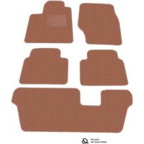 Eko odos kilimėliai QuiltyMats SEAT ALHAMBRA 2010-2020m. (6v., I, II ir III eilės) (Ruda / rudos siūlės)