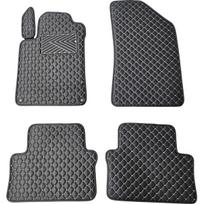 Eko odos kilimėliai QuiltyMats PEUGEOT 508 2011-2018m. (Juoda / pilkos siūlės)