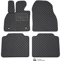 Eko odos kilimėliai QuiltyMats OPEL ZAFIRA 2005-2011m. (B 5v., I ir II eilė) (Juoda / pilkos siūlės)