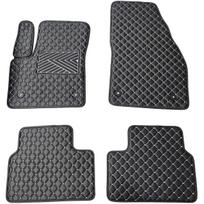 Eko odos kilimėliai QuiltyMats OPEL MERIVA 2010-2017m. (B) (Juoda / pilkos siūlės)