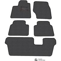 Eko odos kilimėliai QuiltyMats MAZDA CX-80 nuo 2024m. (7v., I, II ir III eilės) (Juoda / pilkos siūlės)