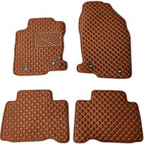 Eko odos kilimėliai QuiltyMats LEXUS NX 2014-2021m. (Ruda / rudos siūlės)