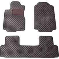 Eko odos kilimėliai QuiltyMats HONDA CR-V 2012-2016m. (USA) (Juoda / raudonos siūlės)
