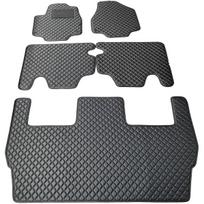 Eko odos kilimėliai QuiltyMats CHRYSLER PACIFICA nuo 2016m. (Juoda / juodos siūlės)