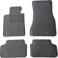 Eko odos kilimėliai QuiltyMats BMW 5 ser. 2016-2023m. (G30/G31) (Juoda / juodos siūlės)