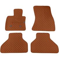 Eko odos kilimėliai QuiltyMats BMW X5 2013-2018m. (F15) (Ruda / rudos siūlės)