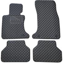Eko odos kilimėliai QuiltyMats BMW 5 ser. 2004-2010m. (E60/E61) (Juoda / pilkos siūlės)