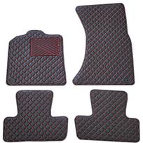 Eko odos kilimėliai QuiltyMats AUDI Q5 2008-2016m. (Juoda / raudonos siūlės)