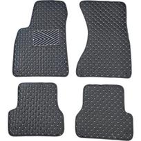Eko odos kilimėliai QuiltyMats AUDI A6 2011-2018m. (C7) (Juoda / pilkos siūlės)